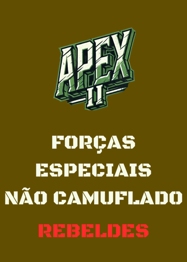 Inscrição Evento [APEX II] REBELDES - Forças Especiais